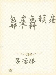 包皮龟头瘙痒挂哪个科封面