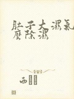 肚子大湿气重怎么除湿