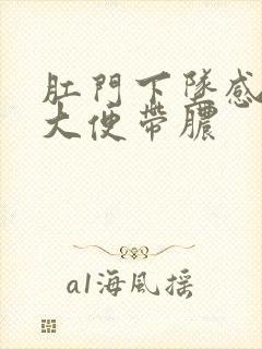 肛门下坠感有时大便带脓