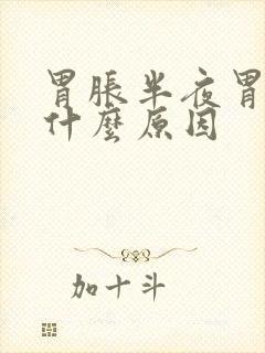 胃胀半夜胃疼是什么原因封面