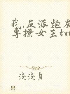 我,反派炮灰,专撩女主txt免费下载