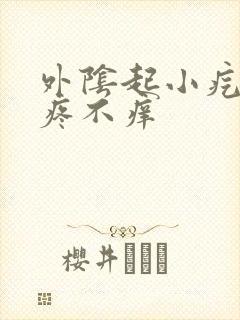 外阴起小疙瘩不疼不痒