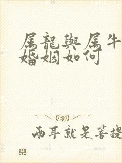 属龙与属牛相配婚姻如何