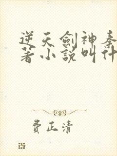 逆天剑神秦南原著小说叫什么