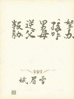 叛逆男孩拿刀威胁父母咋办