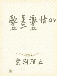 欧美激情av一区二区