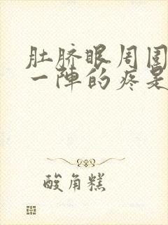 肚脐眼周围一阵一阵的疼是怎么回事封面