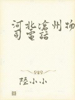 河北沧州物流公司电话