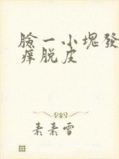 脸一小块发红发痒脱皮