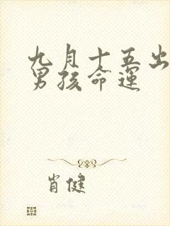 九月十五出生的男孩命运