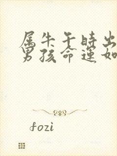 属牛午时出生的男孩命运如何封面