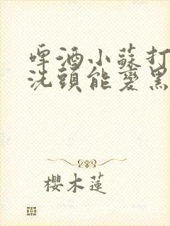 啤酒小苏打白醋洗头能变黑吗