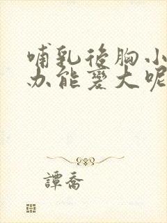 哺乳后胸小怎么办能变大呢