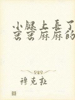 小腿上长了很多密密麻麻的小疙瘩