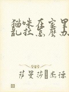 猫咪在家里乱尿乱拉怎么办