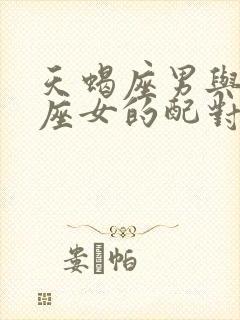 天蝎座男与摩羯座女的配对指数封面