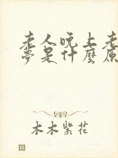 老人晚上老做噩梦是什么原因引起的