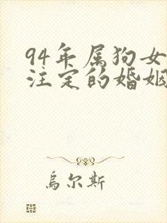 94年属狗女人注定的婚姻