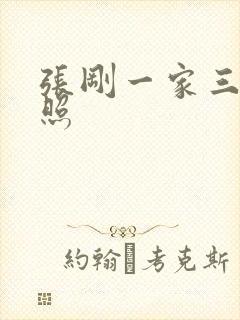 张刚一家三口近照