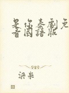 是你泰剧免费观看国语版