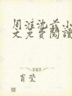 周淮沈兹小说全文免费阅读最新章节