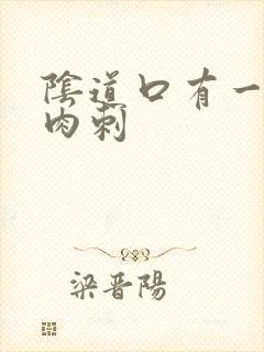 阴道口有一个肉肉刺封面