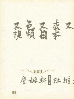 又色又爽又黄的视频日本