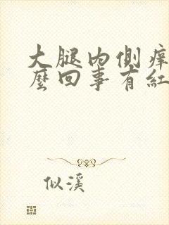 大腿内侧痒是怎么回事有红疙瘩