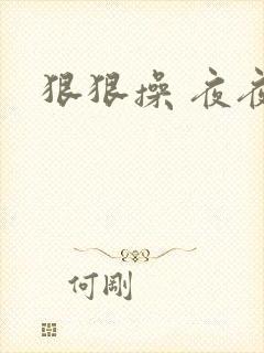 狠狠操 夜夜爱封面