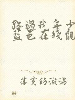 路过我年少时的蓝色在线观看全集