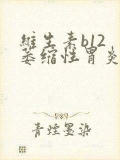 维生素b12 萎缩性胃炎