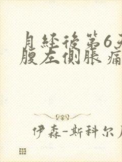 月经后第6天小腹左侧胀痛