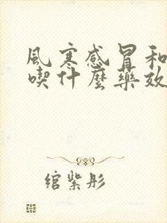 风寒感冒和咳嗽吃什么药效果好