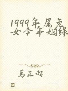1999年属兔女今年姻缘怎么样封面