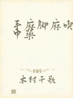 手麻脚麻吃什么中药封面