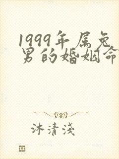 1999年属兔男的婚姻命运