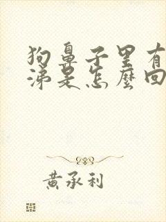 狗鼻子里有黄鼻涕是怎么回事