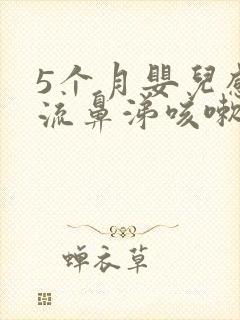 5个月婴儿感冒流鼻涕咳嗽怎么办