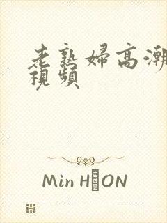 老熟妇高潮一二视频