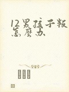 12男孩子叛逆怎么办