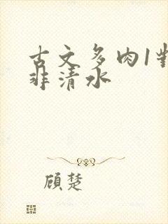 古文多肉1对n非清水