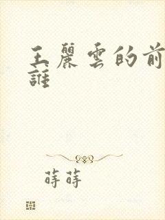 王丽云的前夫是谁