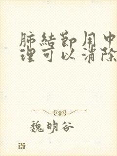 肺结节用中药调理可以消除吗