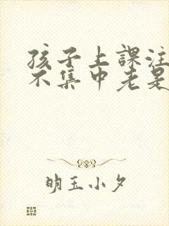 孩子上课注意力不集中老是走神封面