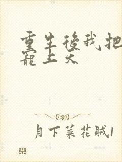 重生后我把女儿宠上天