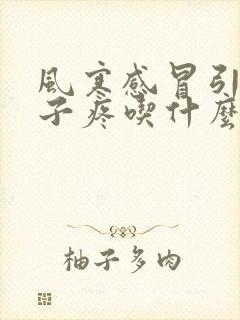 风寒感冒引起嗓子疼吃什么药封面