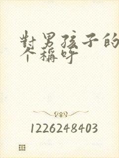 对男孩子的20个称呼