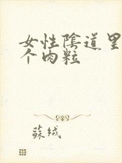 女性阴道里口长个肉粒封面