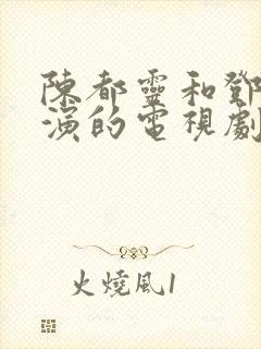 陈都灵和邓为主演的电视剧