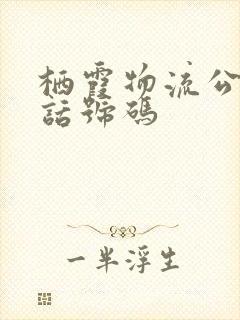 栖霞物流公司电话号码封面